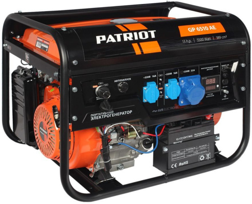 Генератор Patriot GP 6510AE (474101580)