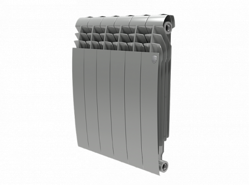 Биметаллический радиатор отопления  Royal Thermo Biliner 500 4 Секции Silver Satin