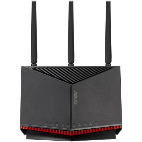 Роутер беспроводной Asus RT-BE86U BE6800 100/1000/2500/10000BASE-T черный