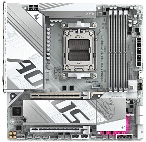 Материнская плата GIGABYTE B850M AORUS ELITE WIFI6E ICE