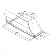 Вытяжка полновстраиваемая Hotpoint HPAE 52FLS X серый
