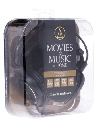Проводные наушники Audio-Technica ATH-AVC500 черный